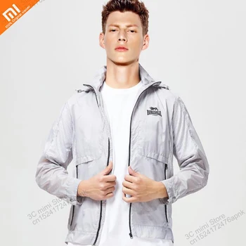 

Original xiaomi mijia lightweight skin windbreaker mesh stitching storage hooded light sun protection clothing