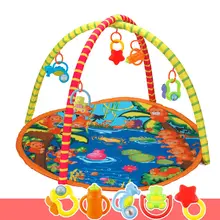 Детская стойка для фитнеса, игровое одеяло, коврик для ползания, игрушки для тренажерного зала, интеллектуальное развитие S7JN