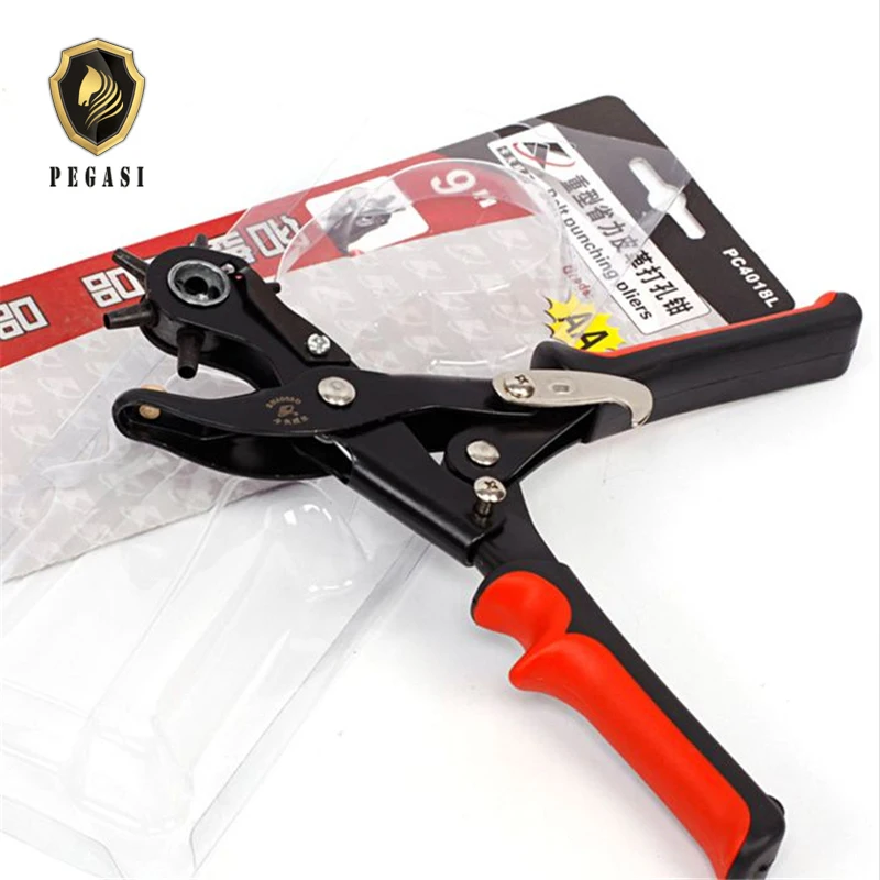 Buy PEGASI Heavy Duty Leather Belt Hole Punch Plier