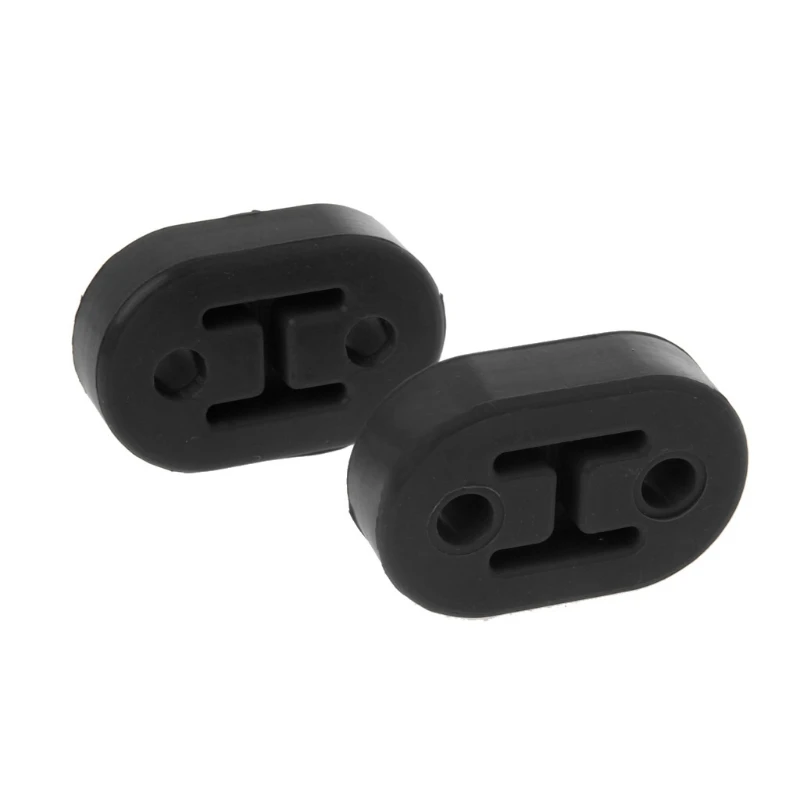 

2x Heavy Duty Exhaust Hanger Bushing Support 2 Holes Bracket Rubber Mount