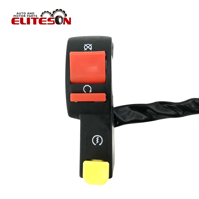 Eliteson 1 шт. переключатель для мотоцикла 22 мм 7/8 &quotпластиковый руля ATV Flasher