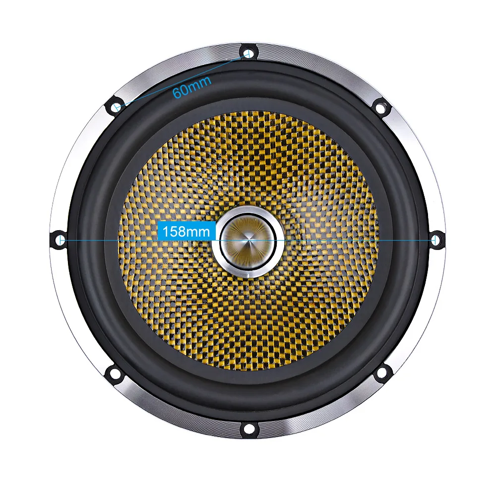Carro de Áudio Alumínio da Bacia Aiyima Polegada Midrange Graves Alto-falante Alta Potência 4 8 Ohm 60 w 25 Núcleo Bala Música Woofer Altifalante 6.5 - Image 3
