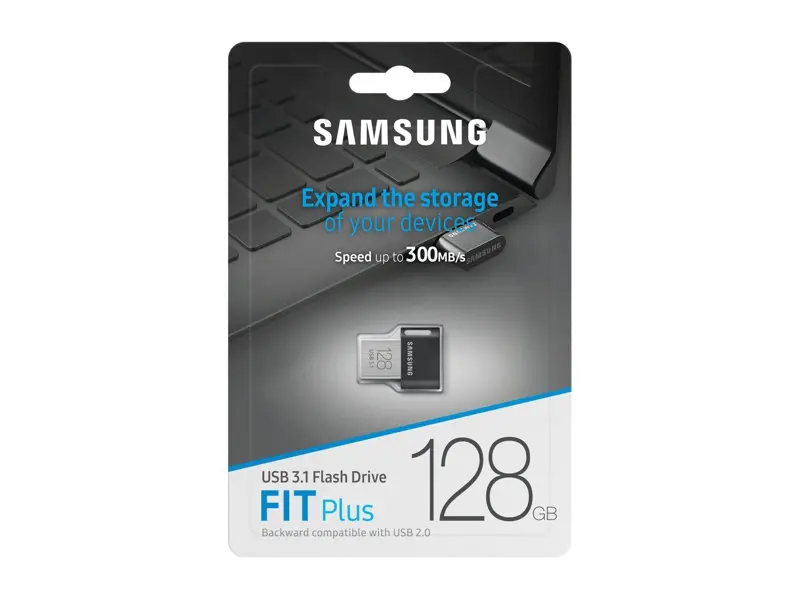 Samsung USB 3,1 флеш-накопитель FIT плюс 32 Гб 64 Гб 128 ГБ 256 ГБ мини флеш-накопитель u-диск до 300 МБ/с. для ПК Тетрадь