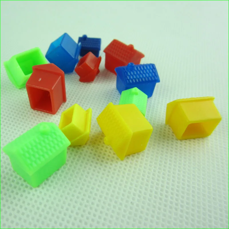 20 штук Шахматная настольная игра принадлежности четыре цвета пластиковый запасной реквизит дом для игры