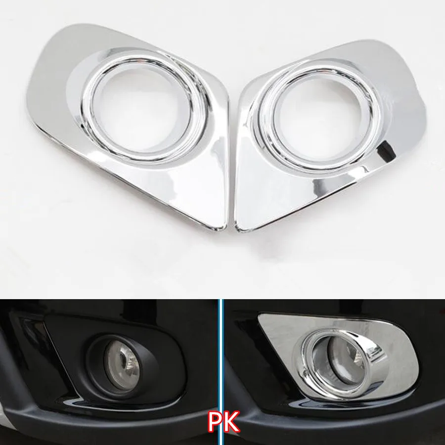 YAQUICKA 1 Pair Auto Car Front Fog Light Lamp Trim Cover Car styling