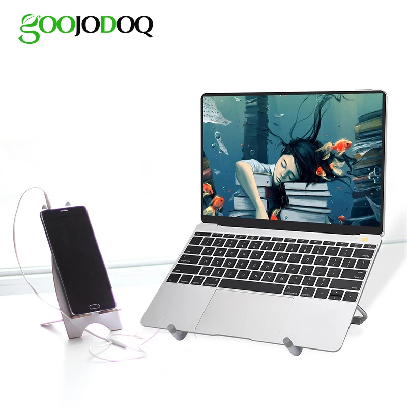 Laptop Stand Holder for Macbook Air Pro 13 15 Lenovo ASUS Tablet PC Holder Desktop Metal Steel Multi-angle Non-slip Portable Laptop Stand Holder for Macbook Air Pro 13 15 Lenovo ASUS Tablet PC Holder Desktop Metal Steel Multi-angle Non-slip Portable