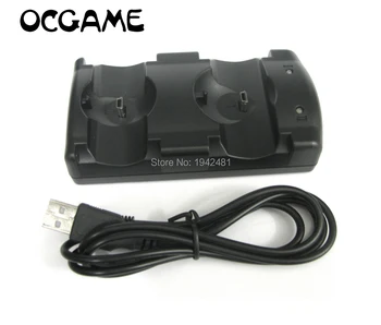 

USB Dual Charging Powered Dock Charger For PlayStation 3 Controller Joystick For PS3 Controler OCGAME