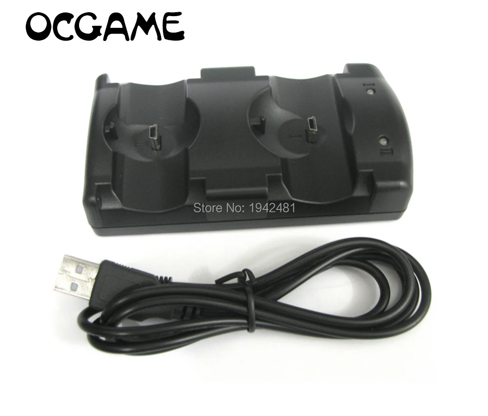 USB зарядное устройство с двумя зарядками для PlayStation 3 контроллер джойстик PS3 OCGAME |
