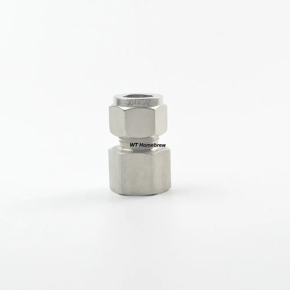 

Compression Fitting 1/2"FPT x 1/2"Compression Hose Tube Fitting Beer Brew Stainless Steel Fitting Retail and Wholesale