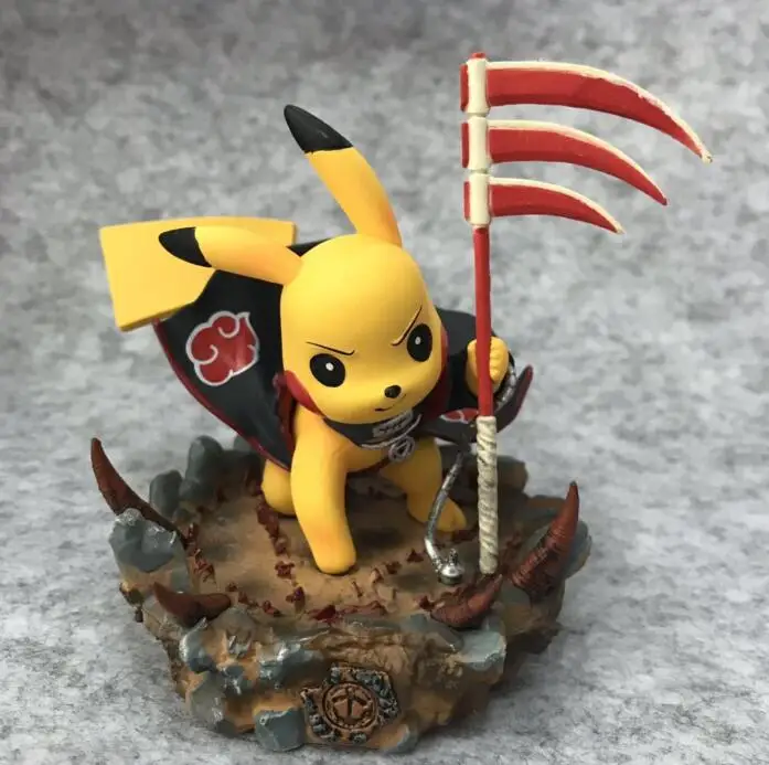 

Cute Pikachu As Naruto Action Figure Toys
