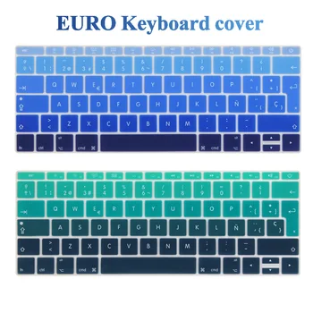 

Spanish EURO Enter keyboard Cover for Macbook 12 inch Model A1534