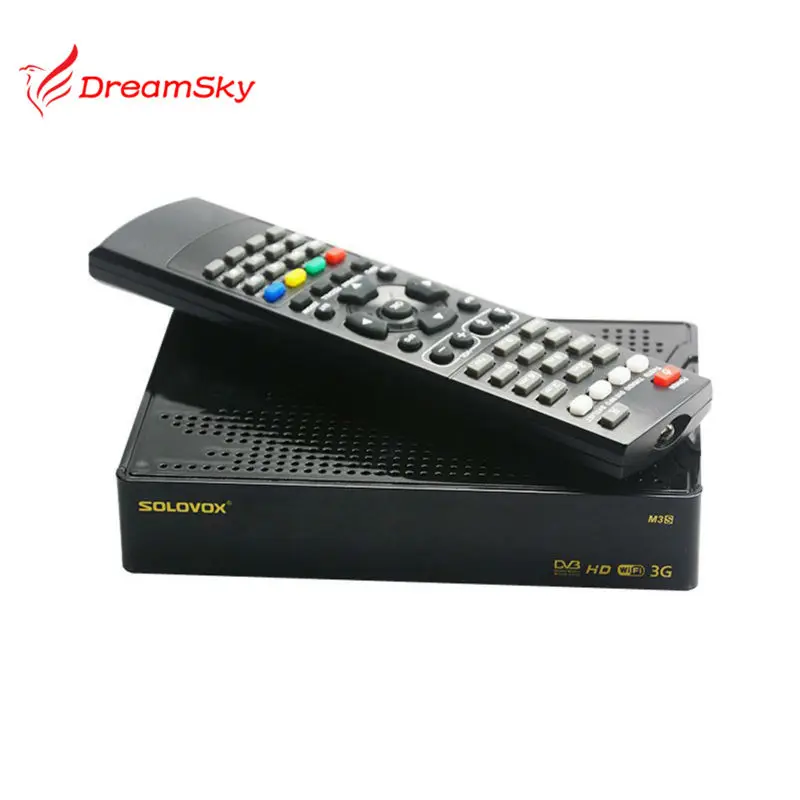 

Newest Genuine SOLOVOX M3S Full HD IR cable Satellite Receiver support CA Solt Ethernet LAN USB Wifi newer than Openbox S12 M3