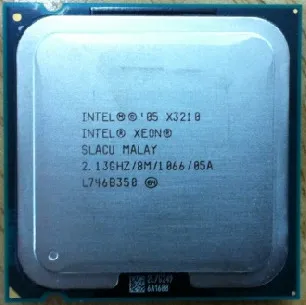 Четырехъядерный процессор Intel Xeon X3210 2 13 ГГц LGA 775 95 Вт 8 Мб 1066 кэш память бесплатная