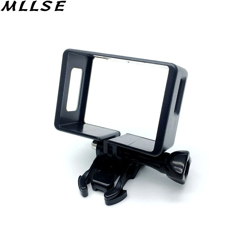 

MLLSE Action Camera Accessories Standard Frame Housing Case with Basic Mount Screw for WIFI sj4000/sj5000/sj6000 Black Color