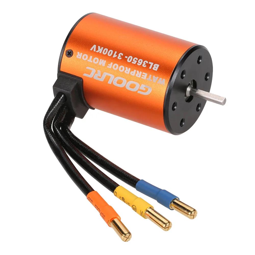 GoolRC 3650 3100KV 3900KV 4300KV 3660 3300KV водонепроницаемый бесщеточный двигатель для 1/10 RC Car 94123