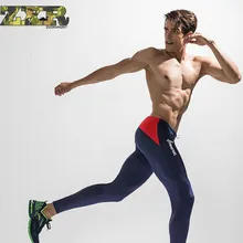 Черные компрессионные брюки спортивные колготки мужские беговые леггинсы одежда для спортзала фитнеса спортивные Леггинсы мужские брюки