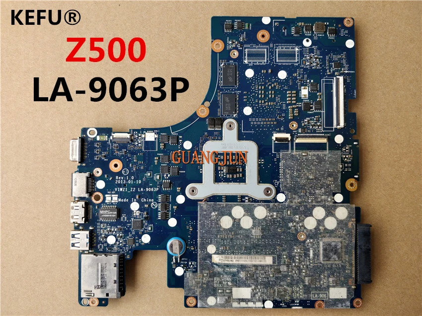 

KEFU Good Quality VIWZ1_Z2 LA-9063P Laptop Motherboard For Lenovo Z500 60 day Warranty