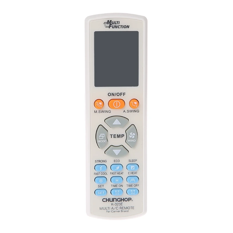 

MEXI Universal Low Power RF Air Conditioner LCD A/C Remote Control For Carrier Home Air Conditioner Accessory Thermostat