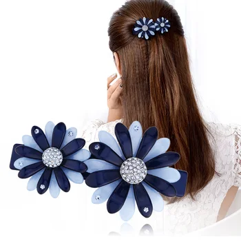 

Hair Clip - Flower Hair Accessory - Acetate Crown Hair Barrette for Women Hair Jewelry - Hair Ornament Tiara Wedding Prom
