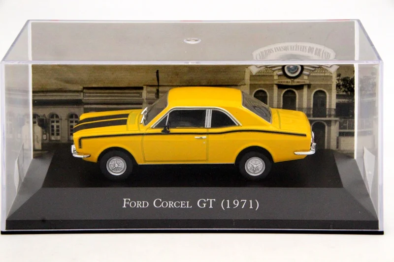 IXO Altaya 1:43 Scale Ford Corcel GT 1971 Car Diecast Toys Models Auto Limited Edition Toys Collection Yellow
