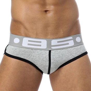 

85 Brand 50PC/LOT Wholesale Mesh Male Underwear Men Briefs Quick Dry Cueca Tanga Male Panties Men Briefs Breathable Cotton