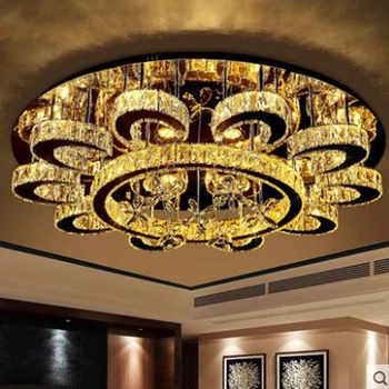 

Restaurant crystal chandelier modern simple dining room three chandelier personality creative living room lamp atmospheric lamps
