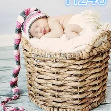 Медведь Кепки S для девочек Шапки маленьких длинный хвост Шапки супер милый детский пуловер Кепки Детская меховая шапка