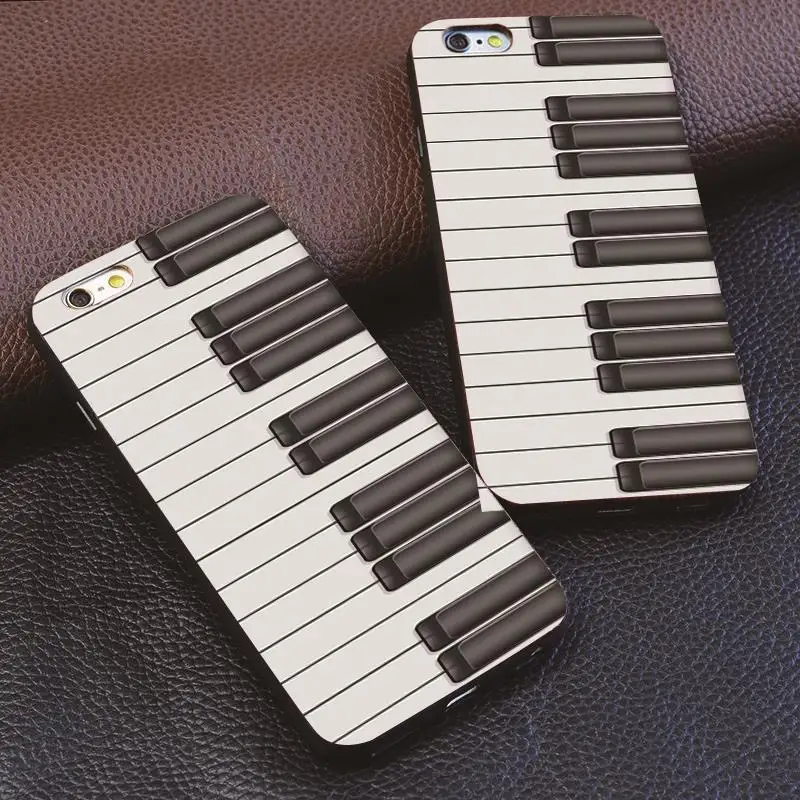 

Piano keyboard for the phone shell for samsung S3 S4 S5 S6 S7 edge for iphone 4S 5 6 6S 7 7plus hard plastic phone shell