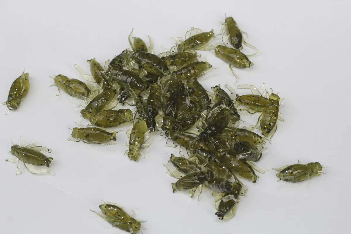 10Pcs/Lot Lightweight Grasshopper Soft Insect Bait Floating Cricket Artificial Fishing Lures Ocean Wobblers Silicone Bait 10Pcs/Lot Lightweight Grasshopper Soft Insect Bait Floating Cricket Artificial Fishing Lures Ocean Wobblers Silicone Bait