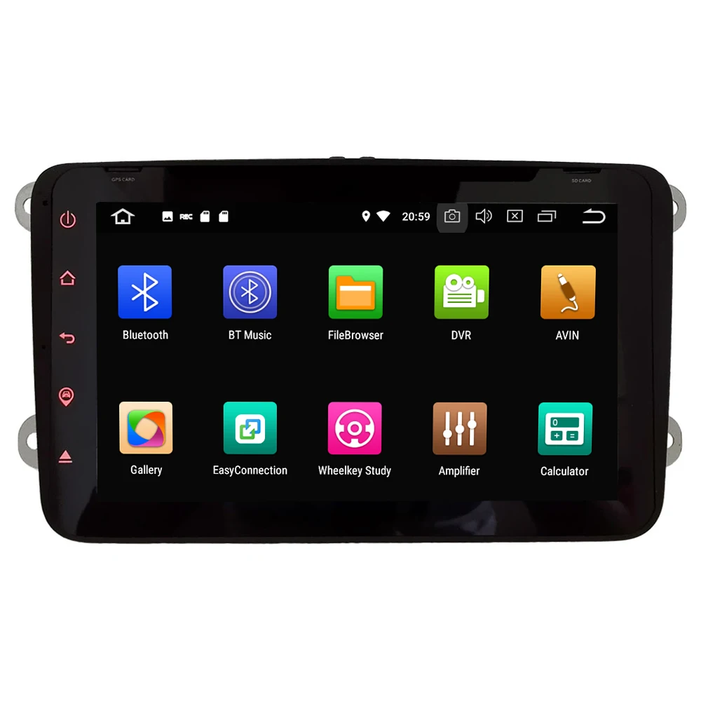 Perfect KLYDE 8" 4G Android 8 Octa Core 4GB RAM 32GB ROM Car DVD Player Radio For Skoda Yeti Fabia Rapid Octavia Superb Praktik Roomster 1