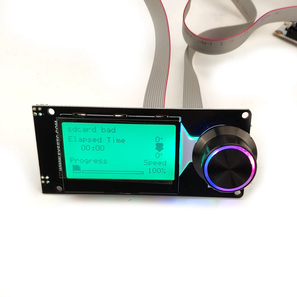 F Тип 3d принтеры запчасти MINI12864 ЖК дисплей экран мини 12864 Smart дисплей черный на зеленом поддерживает Marlin DIY с SD карты