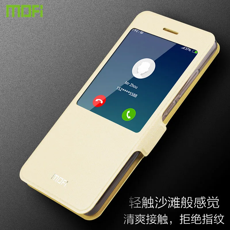 

Mofi Smart View Sleep Function Open Window Leather Flip Back Cover For Xiaomi Redmi Note 4X Redmi Note 4 Indian Global Version