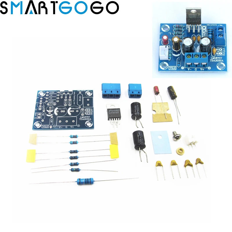 

20W HIFI Mono Channel LM1875T Stereo Audio Amplifier Board Module DIY Kit