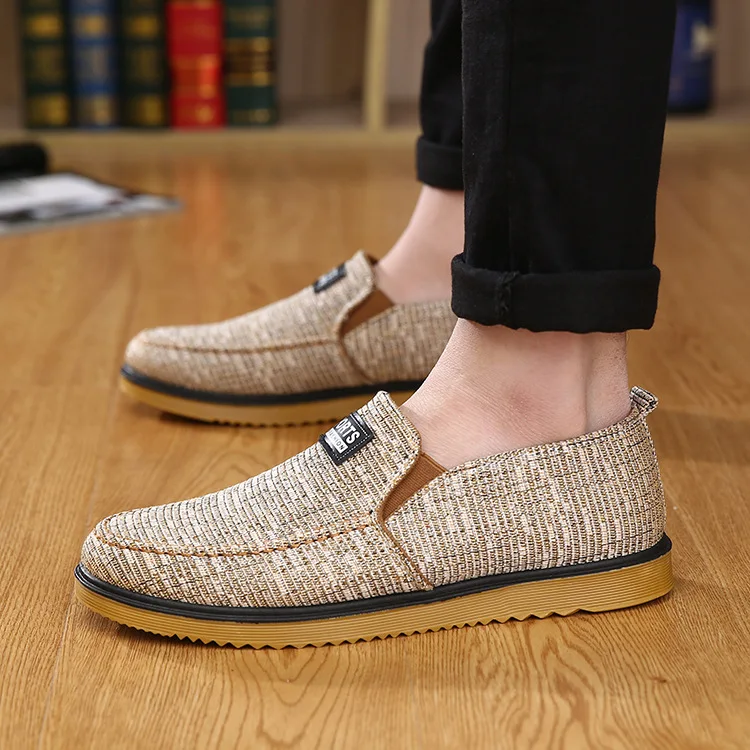 SexeMara 2016 New Men Fashion Men Shoes Linen Woven