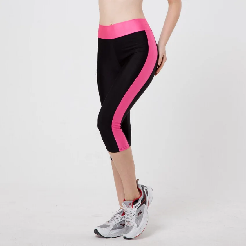 Леггинсы женские для фитнеса эластичные облегающие штаны с боковым карманом