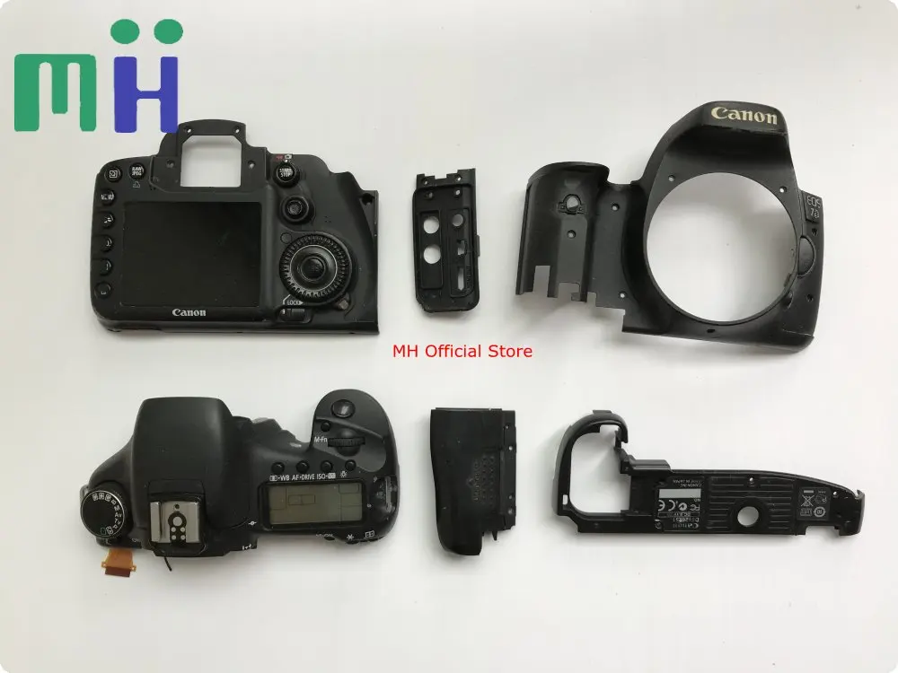 

7D Top Cover Back Cover Front Cover Bottom Rubber For Canon 7D Camera Repair Part Unit
