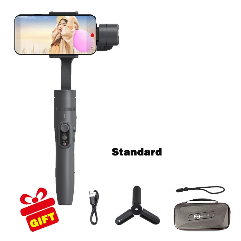 Feiyutech FY vimble 2 Gimbal ручной 3 оси продлить стабилизатор для iphone 6/7 X телефон для samsung смартфон PK Zhiyun Smooth Q - Цвет: Standard