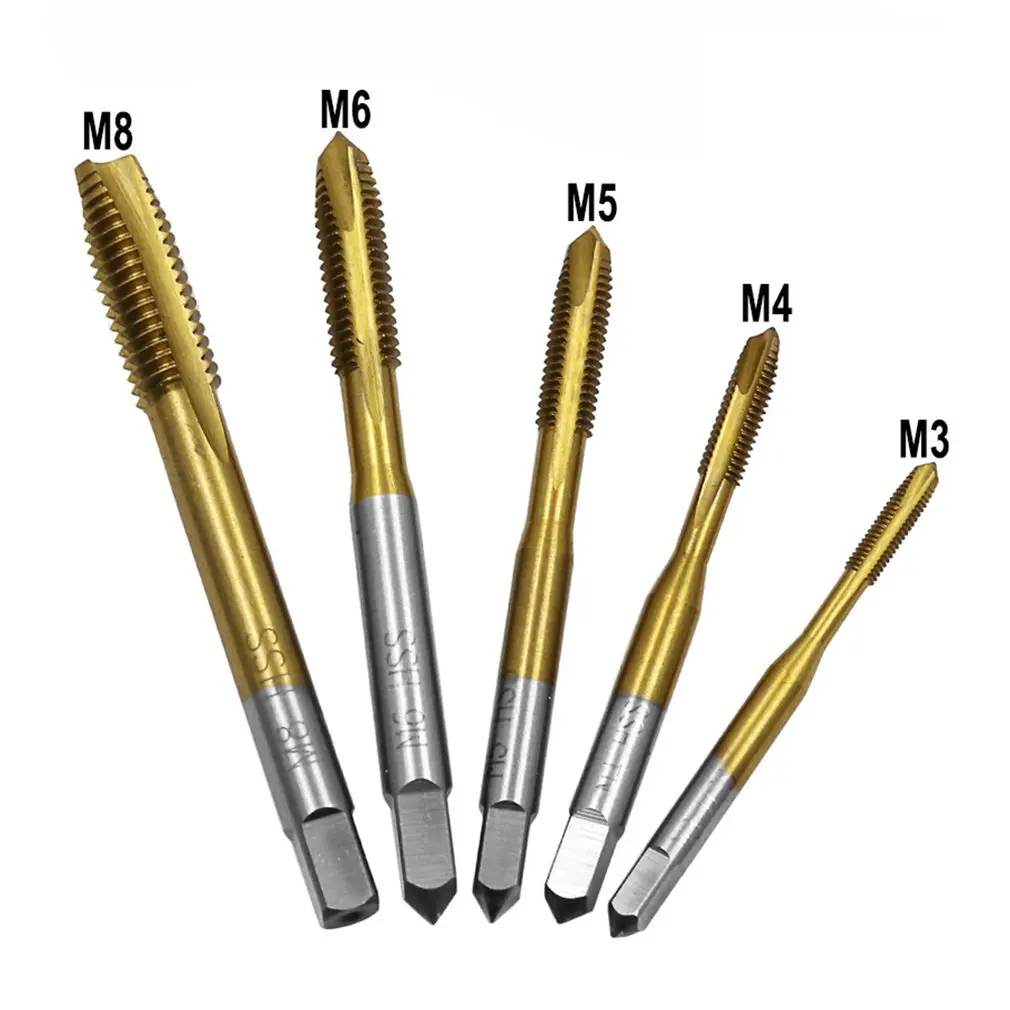 

Durable Use HSS Right Hand Screw Thread Machine Tap Straight Slot Tap Drill For Steel Abrasive Tool Tapping Power Tool