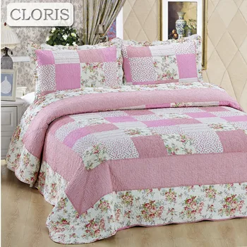 

CLORIS Bed Cover Plaid Printing Bed Sheet With Pillow Case Home Decor Bedspread Tapestry Wholesale Hot Bedding Set Duvet Cover
