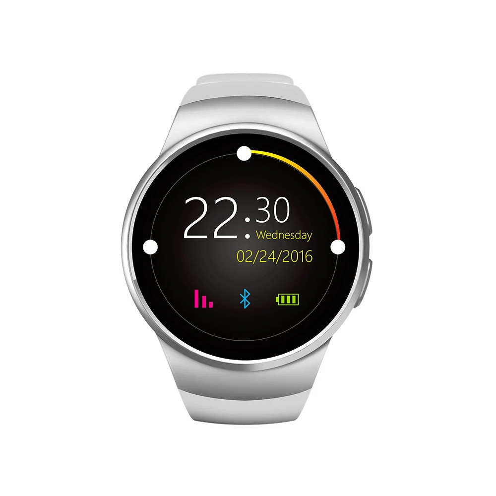Стиль, Смарт-часы для мужчин и женщин, поддержка sim-карты TF, Bluetooth, вызов, пульсометр, шагомер, спортивные режимы, умные часы для Android IOS - Цвет: Silver