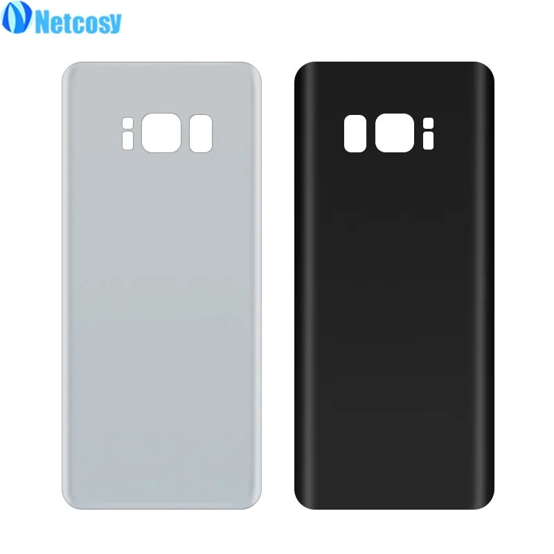Netcosy для Galaxy S8Plus задняя дверь Чехол Стекло Батарея Корпус задняя крышка без логотипа для samsung S8Plus S8+ G955F Корпус чехол