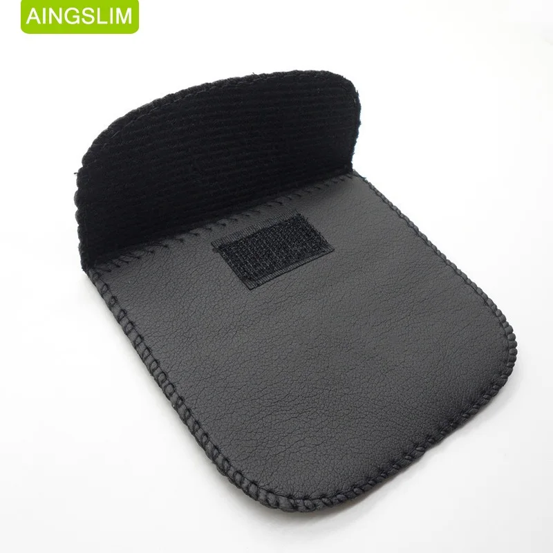 

AINGSLIM PU Leather Bag Headphones Box Portable Earbuds Earphone Accessories data charging cable case Carrying Pouch small bags
