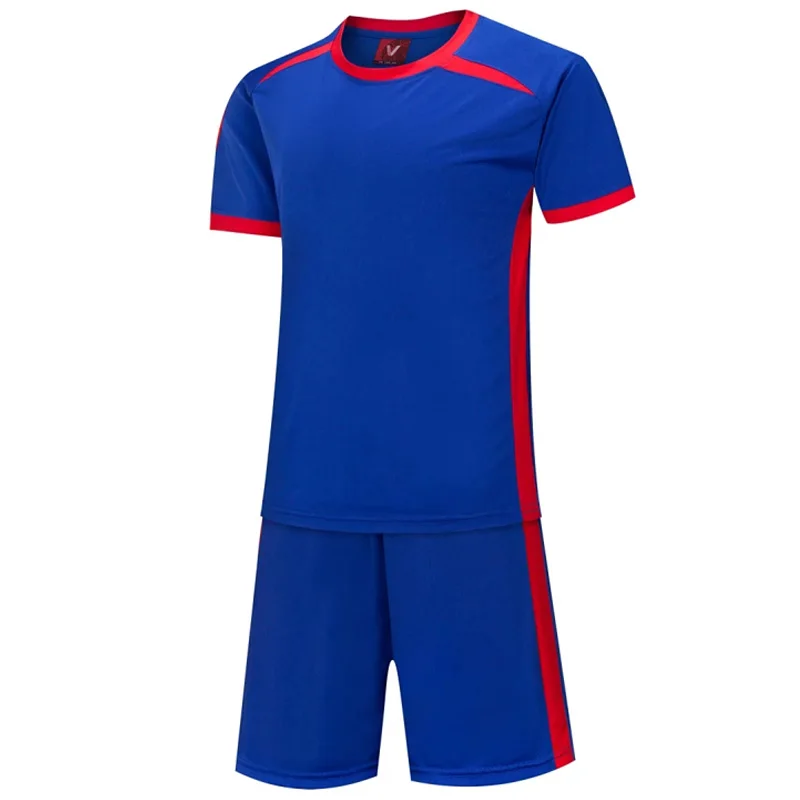 

2017 New Kids Football Kits Boys Soccer Sets Jersey Uniforms Futbol Training Suits Breathable Polyester Short Sleeved Jerseys