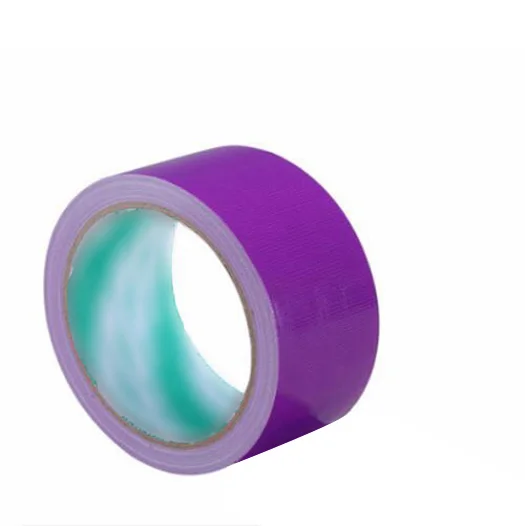 1 шт. 40 мм x 10 м цветная тканевая основа клейкая лента сильная Водонепроницаемая без следа высокая вязкость ковер лента Diy Украшение - Color: Purple