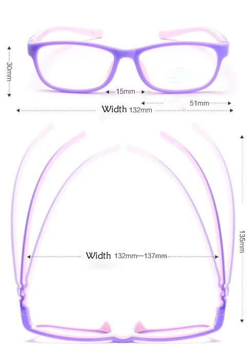 Eagwoo Мягкие силиконовые очки для детей, оптическая оправа, простая оптическая оправа для мальчиков и девочек, прозрачные очки 1553