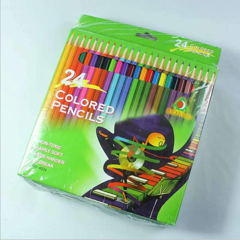 24 Colors Set Secret Garden Coloring Book Proferssional Wooden Colored Pencil For Painting Drawing Sketch Tools Pen In Pencils From Office School Supplies