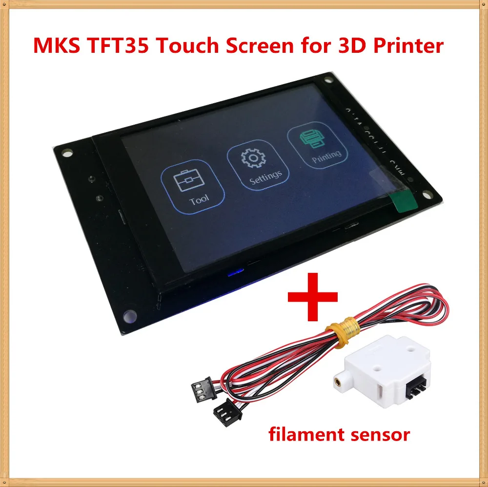 

3d STM32 display MKS TFT 35 touch screen + filament runout sensor TFT3.5 monitor full color creen displayer offline controllor