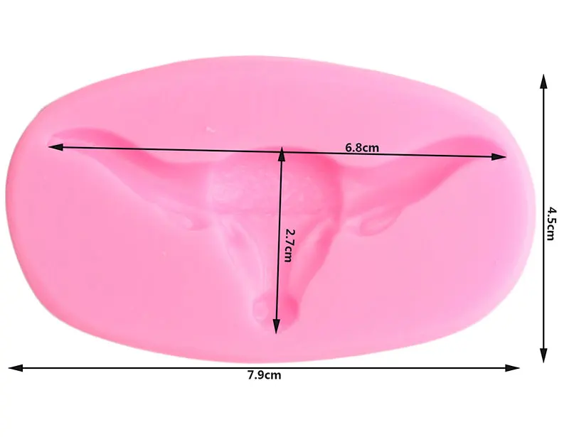 3D бык; Корова Силиконовые формы для приготовления конфет шоколадная мастика формы для помадки DIY вечерние инструменты для украшения торта Полимерная глина резиновое фальшивое мыло формы