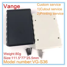 1 шт./лот литьевые коробки IP54 ABS пластик DIY проект коробка для PCB 111,5*77*25,5 мм