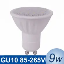 Dimmable LED Lamp 9W GU10 LED Light Bulb 110V 220V LED Spotlight SMD5730 Ceramic Spot Light High Bright Lighting Energy Saving